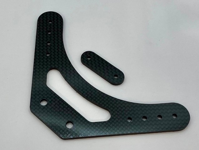 B6 CARBON FIBER DRAG REAR WING BODY MOUNT